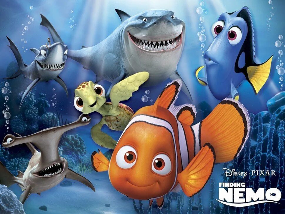 Немо на английском с английскими субтитрами. В поисках Немо (finding Nemo), 2003. В поисках Немо (2003) Постер. Рыбка Немо.