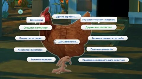 Лакомства для животных симс
