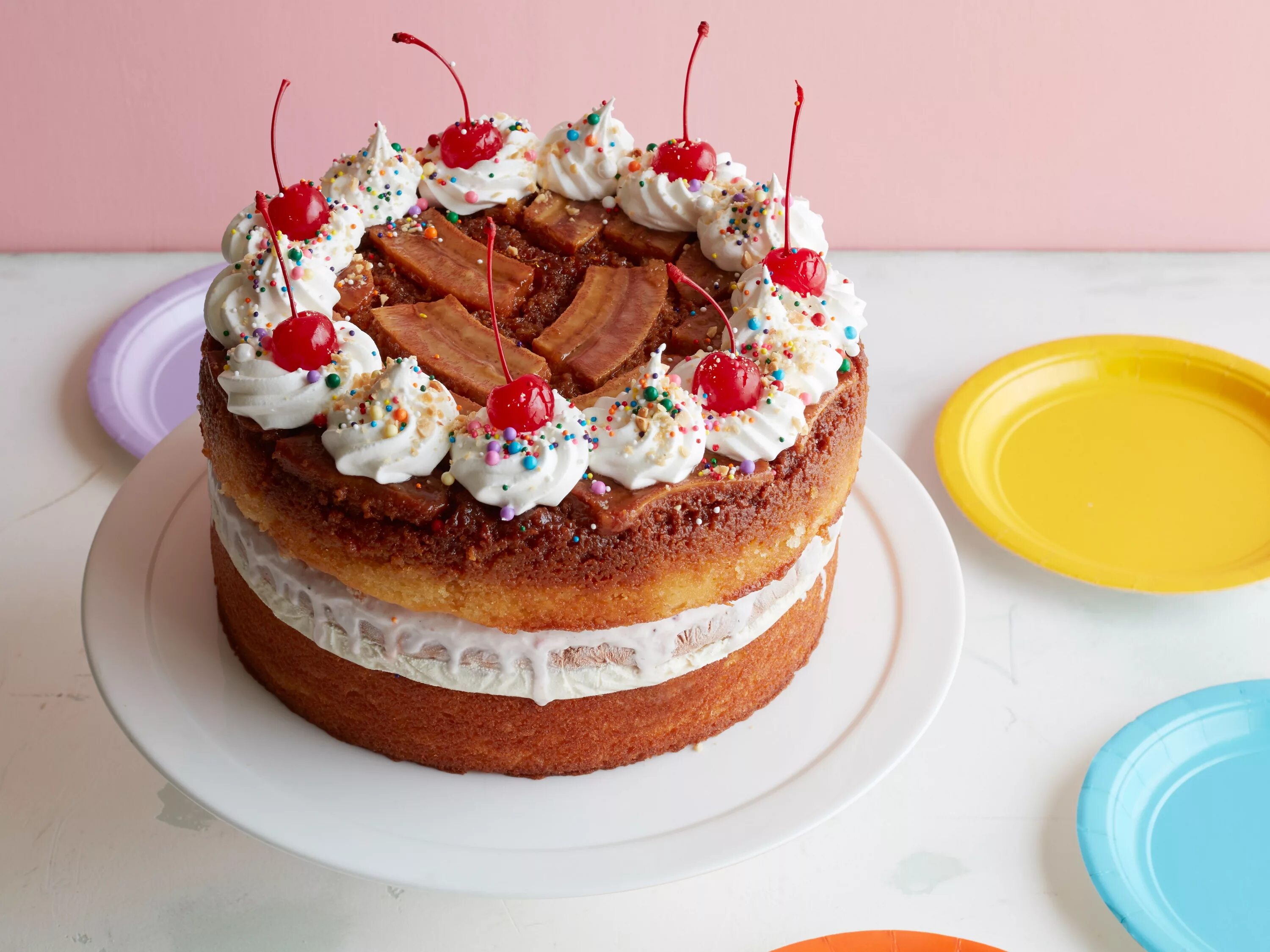 Upside cake