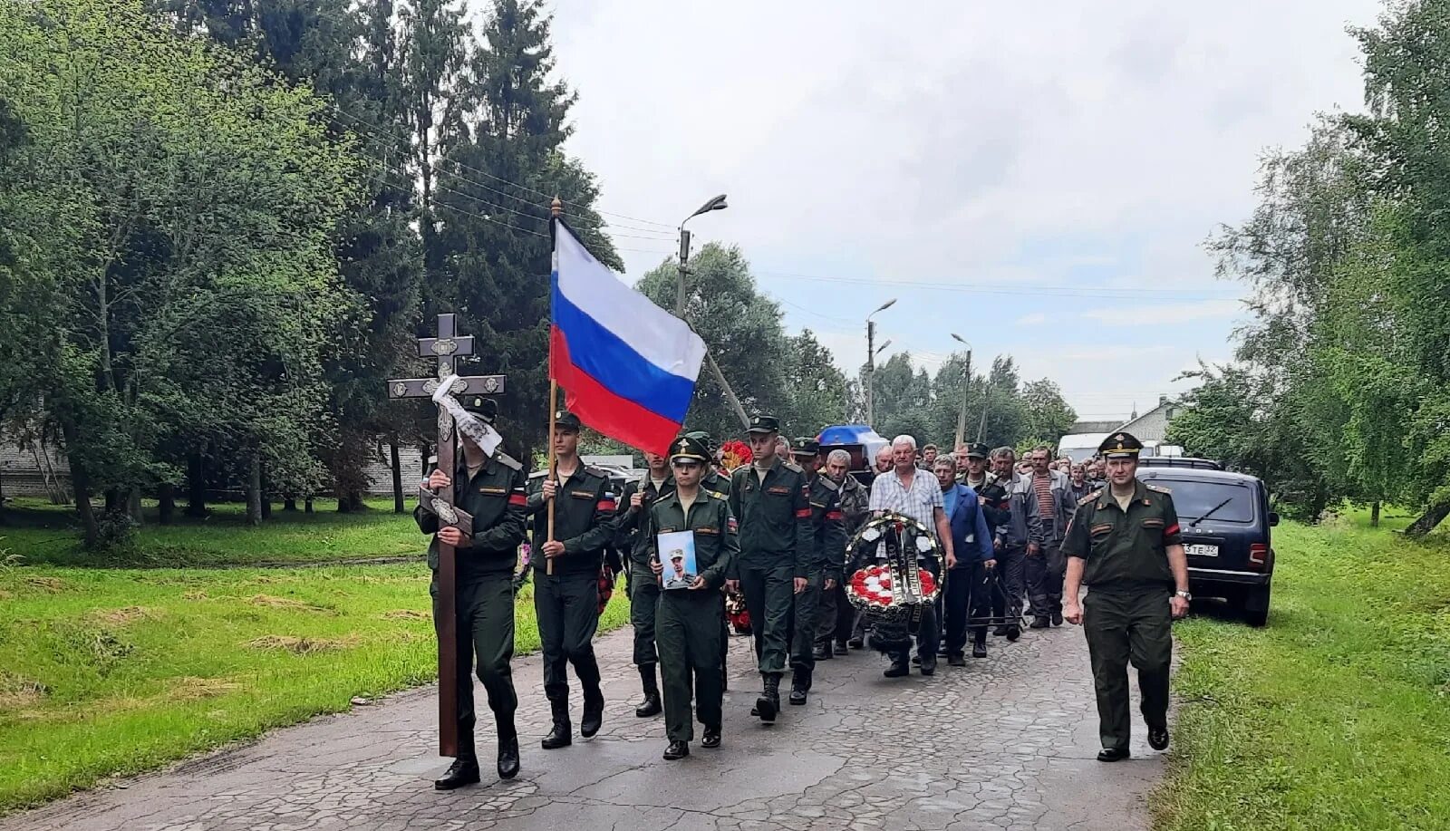 Брянская область погибших на украине. . Прощание с военнослужащими Брянск. В Брянске простились с погибшими на Украине.