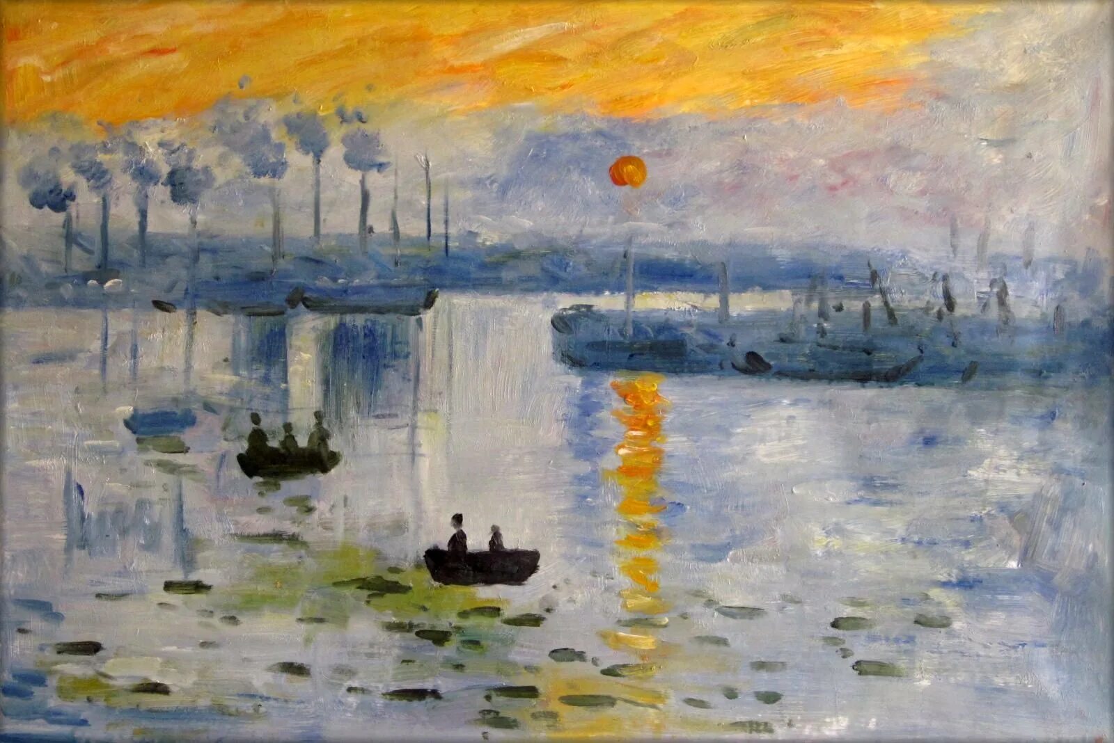 Impression Sunrise Claude Monet. Волнующее впечатление