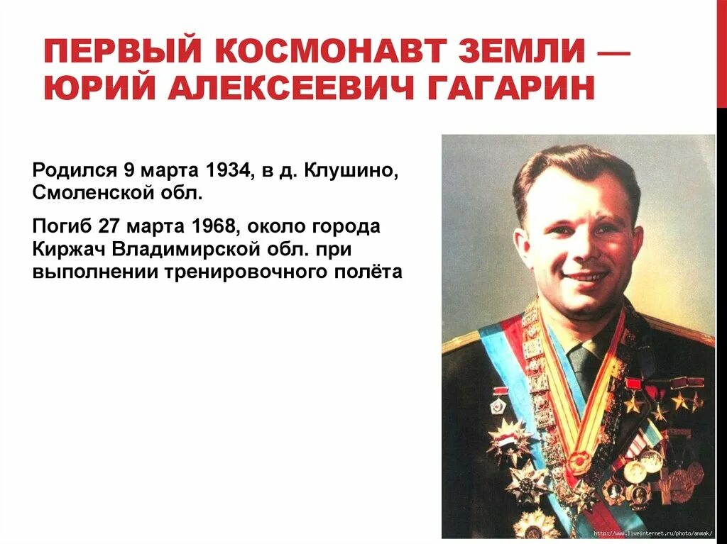 Гагарин фото биография