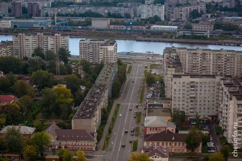 Сайт г череповца. Череповец центр города. Индустриальный район Череповец. Главная улица Череповца. Центральная улица Череповец.