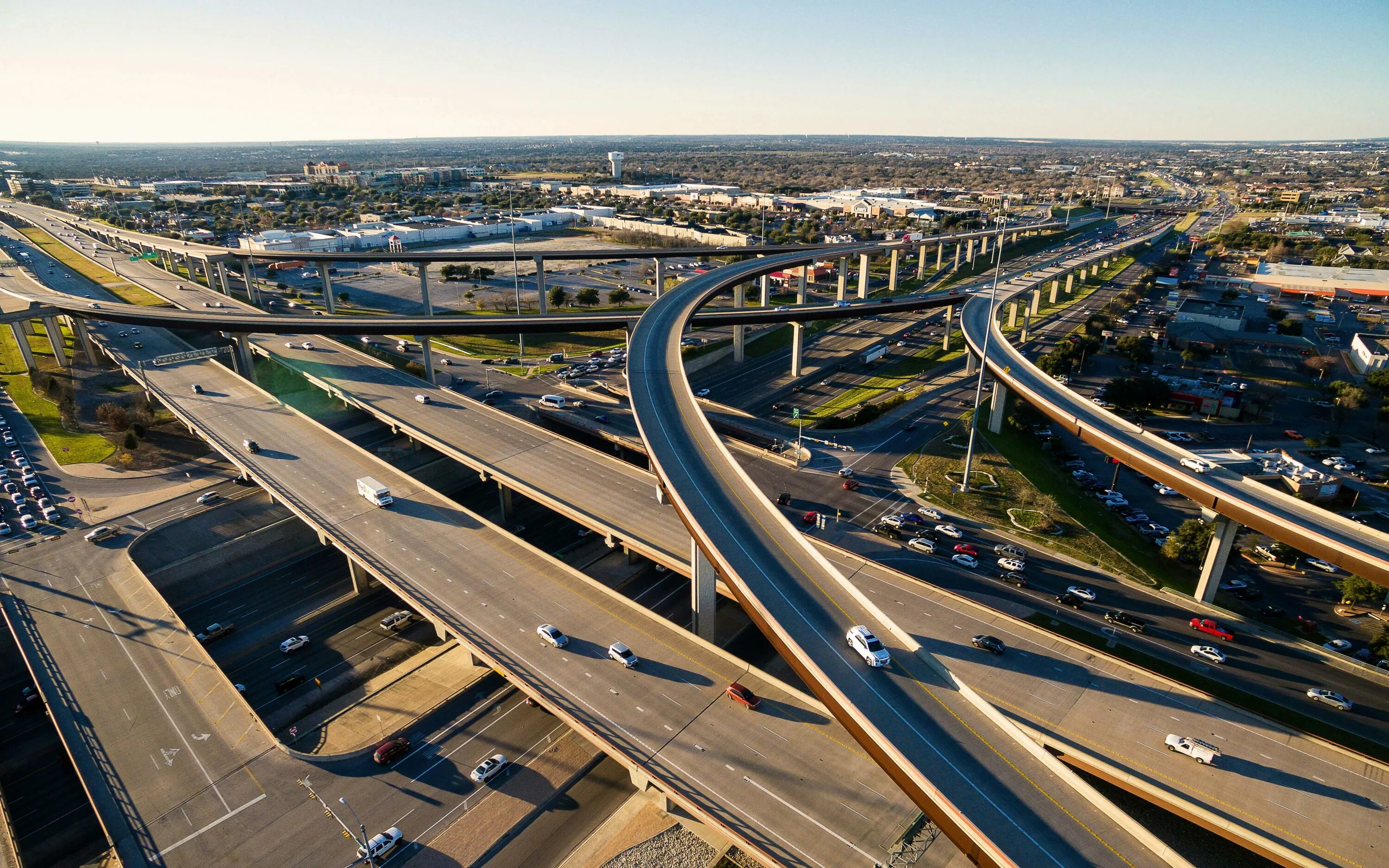 Магистрали названия. Автомагистрали техаса. шоссе katy freeway i-10 в хьюстоне, техас, сша. развязки дорог. красивые дорожные развязки.