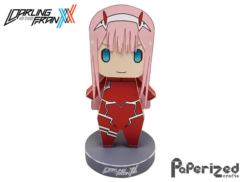 Paperized. Паперкрафт Zero two. Paperized шаблоны.