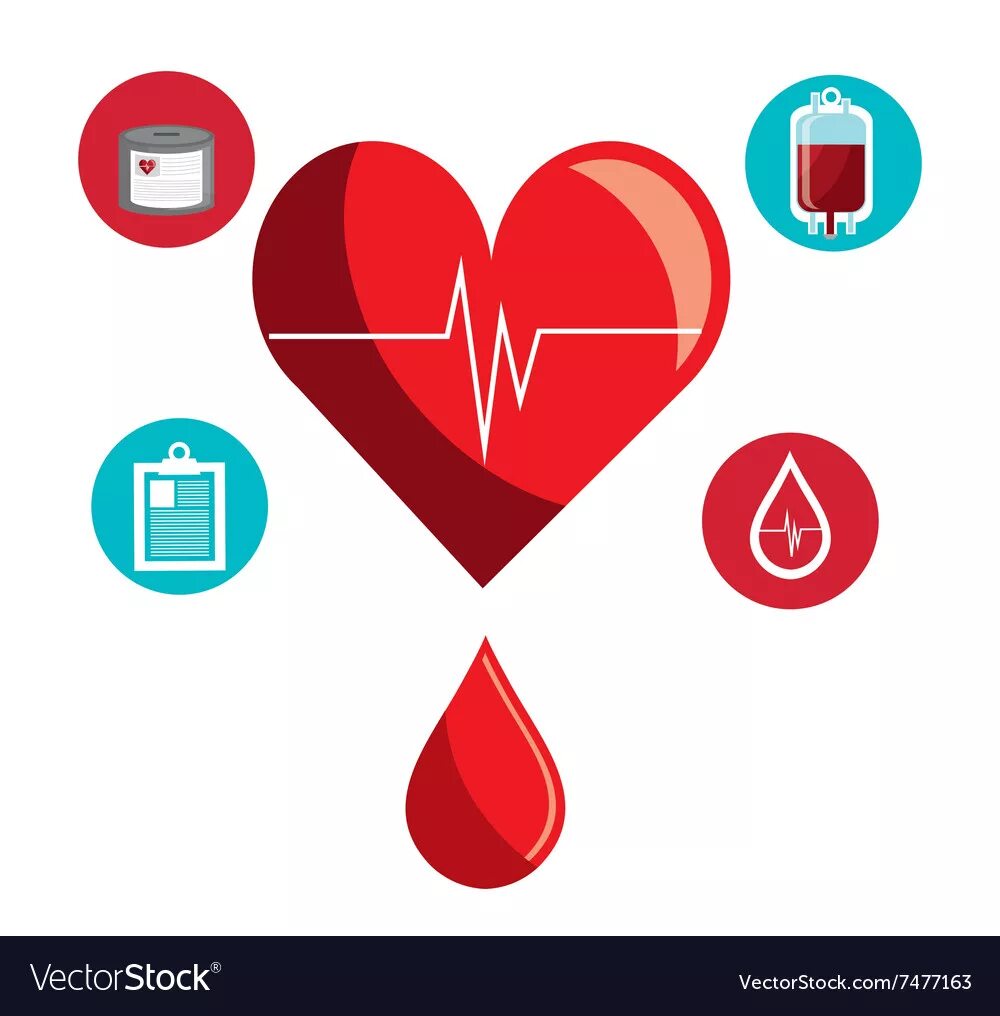 Донорство крови. Эмблема донорства. Символ переливания крови. Донорство иллюстрация.