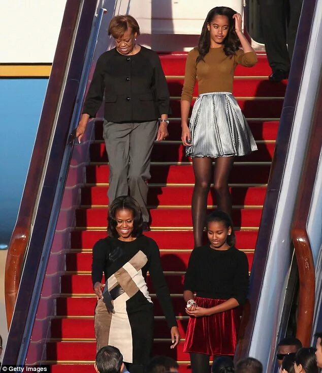 Малия Обама рост. Высокая дочь. Дочь выше ростом. Очень высокая дочь.