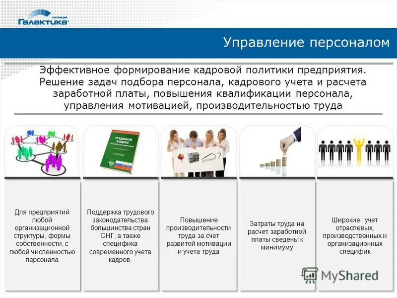 Ээ управление персоналом. Галактика ERP управление персоналом. Задачи решаемые за счет формирования кадрового. Формирование кадровой политики Сбербанка. Управление эффективными сотрудниками