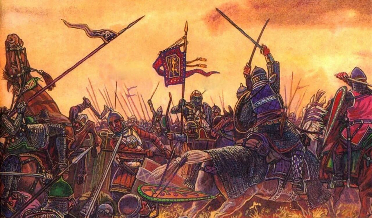 После битвы при листвене между. Липицкая битва 1216. Битва на реке Липице 1216. Липицкая битва 1176. 1216 Липецкая битва картина.