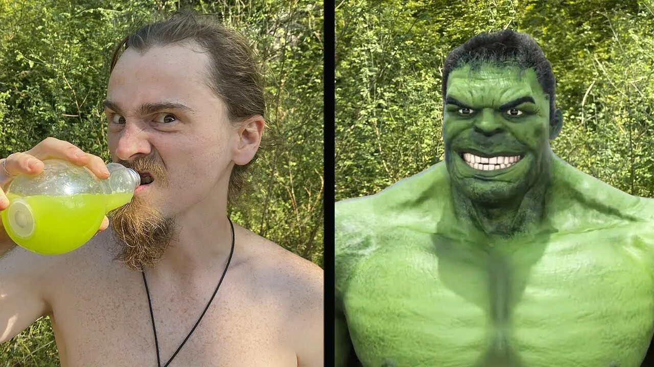 Hulk transformation real life