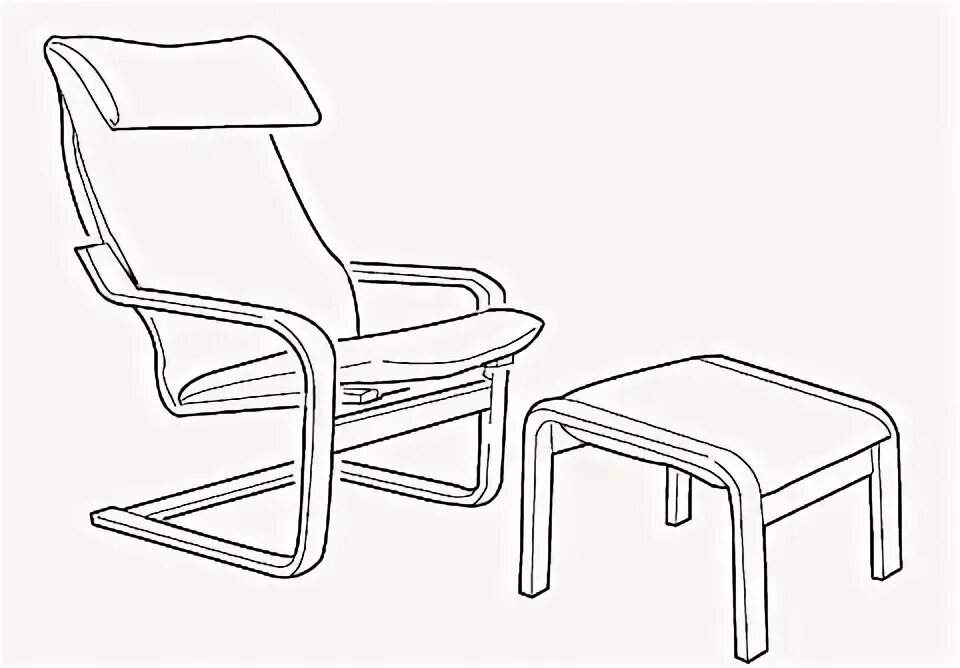 Отзыв о Детское кресло Ikea Поэнг Маленькая копия легендарного кресла Поэнг... и
