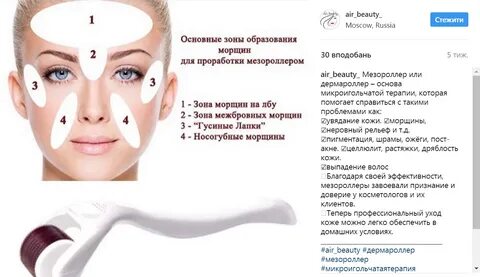 Массаж мезороллером