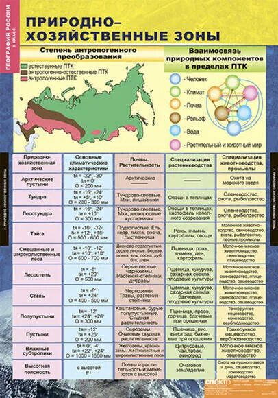 Что такое природно хозяйственная зона