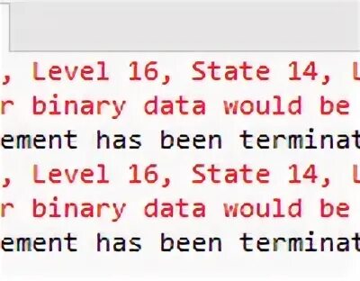String or binary data would be truncated. String or binary data would be truncated