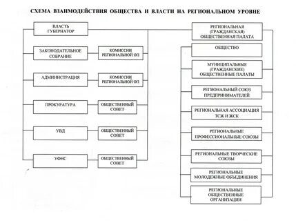 Взаимодействие общественной палаты с властью