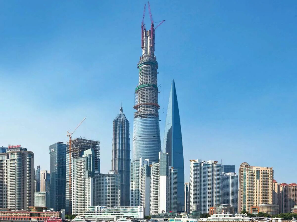 Самое высокое здание название. Шанхай ТОВЕР небоскреб. Шанхай башни высотки. Мурьян-Тауэр. Небоскрёб Мурьян-Тауэр.