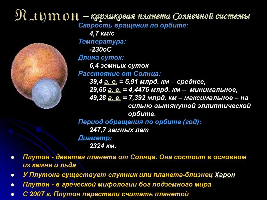 Характеристика плутона. Плутон характеристика планеты. Плутон Планета солнечной системы. Плутон особенности планеты. Характеристика Плутона в астрономии.