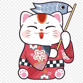 happy japanese kimono lucky cat. happy japanese kimono lucky cat, Kimono, L...