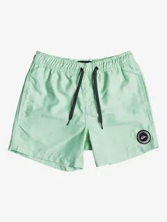 Зеленые детские шорты quiksilver