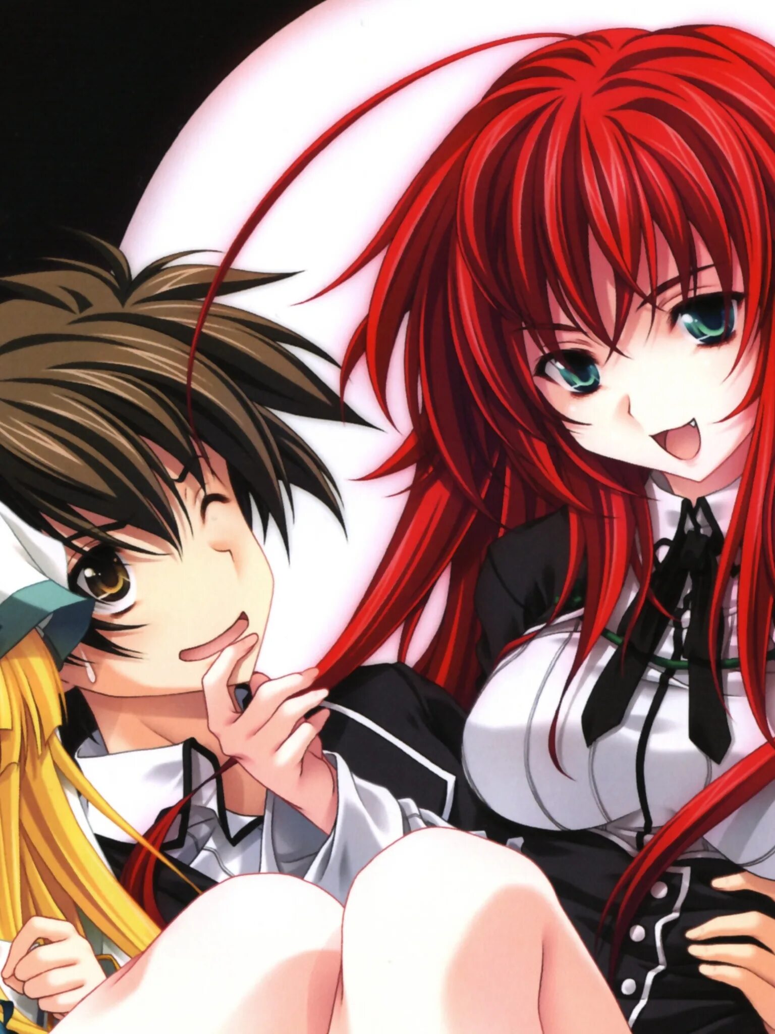 Комикс старшая школа демонов. High School DXD («старшая школа DXD», 2012). Rias Gremory и Issei 18. Иссей хёдо и Риас Гремори 18.