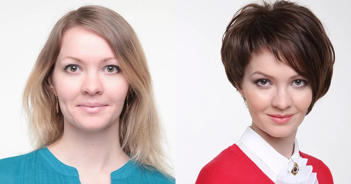 Кардинальные стрижки до и после. Преображение прически до и после. Преображение женщин до и после стилиста. Как можно изменить стиль. Прическа меняет внешность.