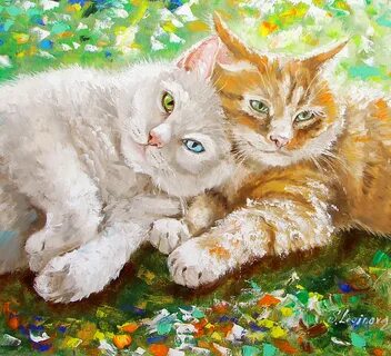 Картины с кошками