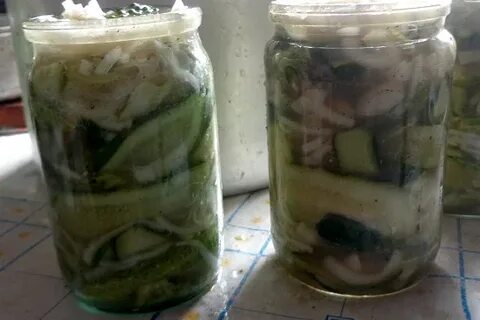 Маринуем переросшие огурцы на зиму