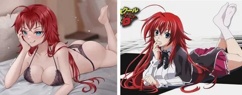 My version of the famous Rias Gremory wallpaper wonni. 