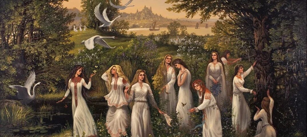 Бродница славянская мифология. Аграфена купальница праздники славян. Русалья неделя у славян. Зеленые святки русальная неделя. Русальная неделя у славян.