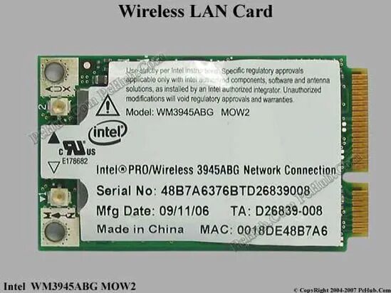 Mow2 sale partner. Intel Pro Wireless 3945abg. Wi-Fi модуль Intel wm3945abg. Wm3945abg mow2. Intel 3945 abg.