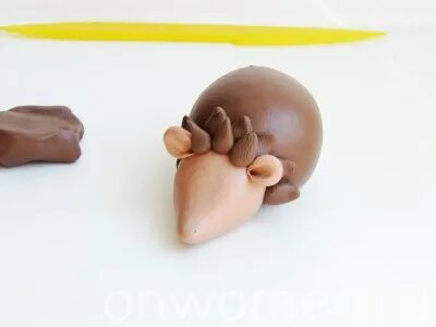 Лепка ежика из пластилина в старшей группе