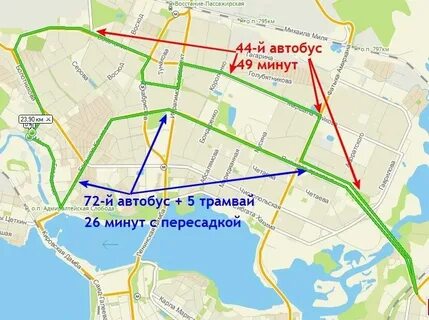 На каком автобусе доехать до нижнего парка