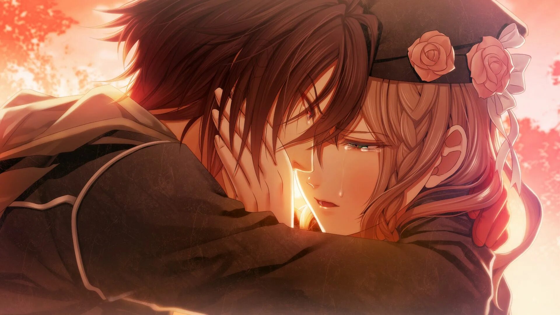 Otome game no heroine. Амнезия шин и героиня.