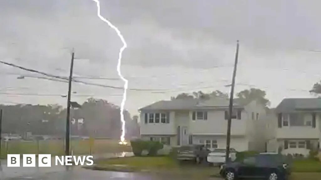 Strike by lightning
