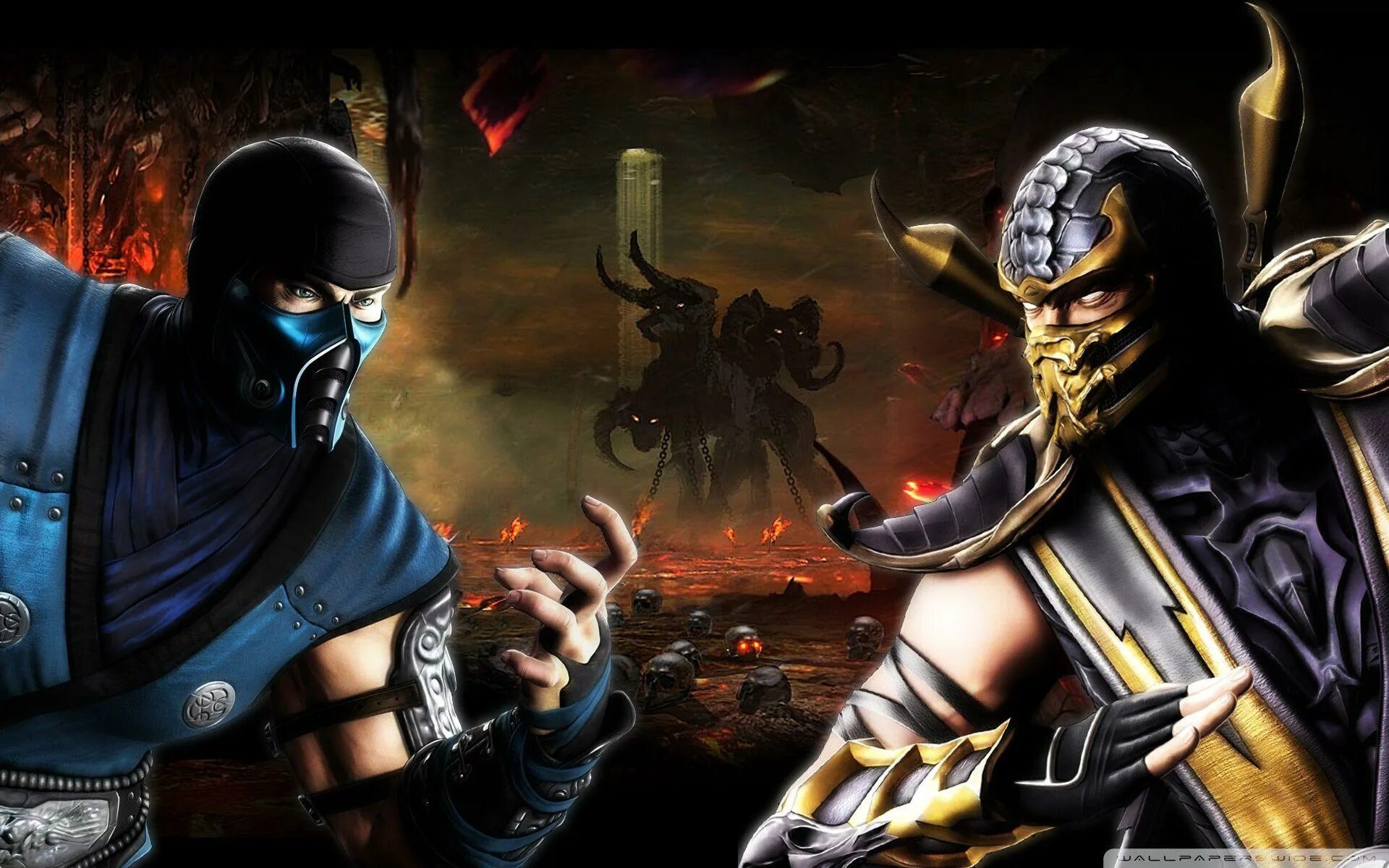 Дисней комбат. Scorpion vs sub Zero MK 11. Mortal Kombat 9 саб Зиро. Скорпион против саб Зиро. Сабзиро мортал комбат.