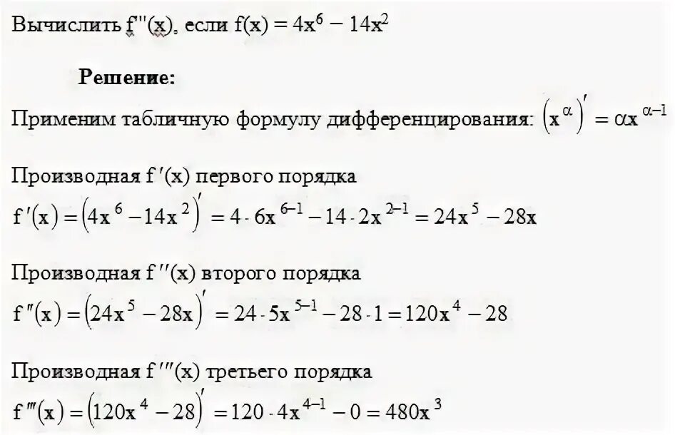 Вычислите f 2 если f x x 3+5. Вычисление производной f x =-2. Задания вычислить производные высших порядков. F X если f x 2x+1/x-3.