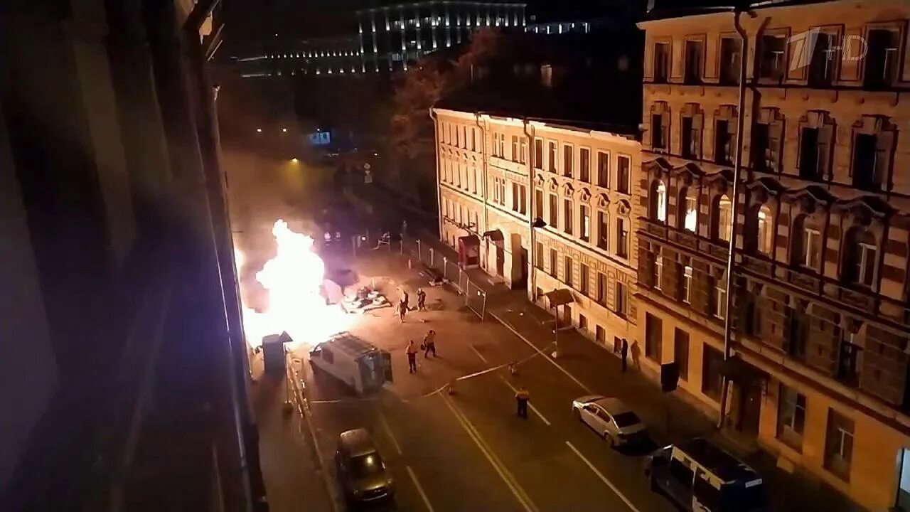 Взрыв ночью санкт петербург