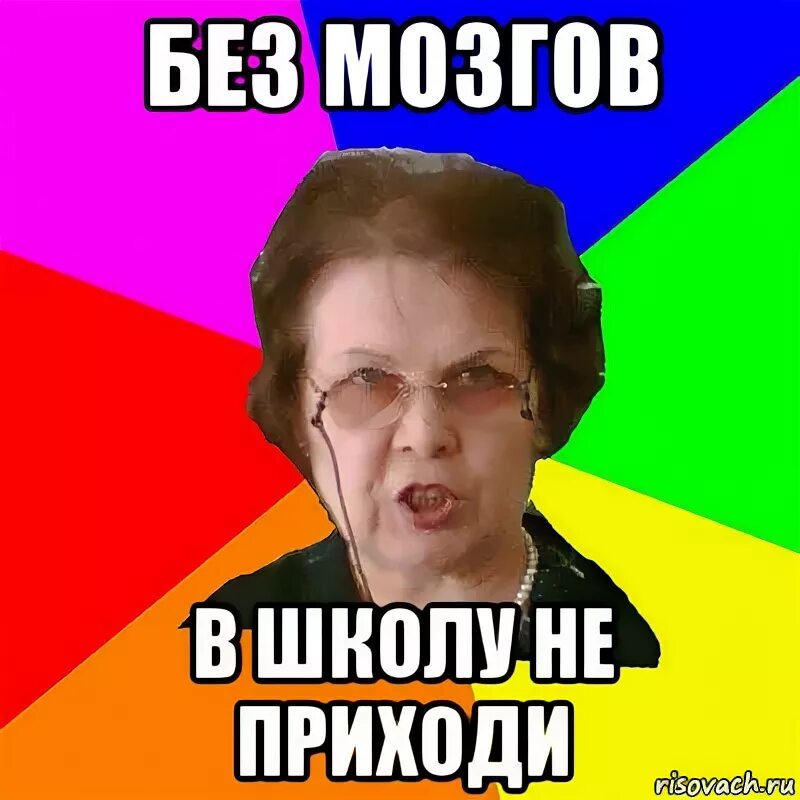 Почему без мозгов. Типичная училка. Без мозгов. Училка без мозгов. Мозги училки.