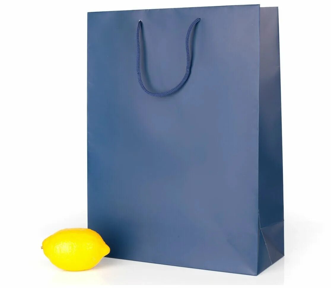 пакет бумажный синий с веревочными ручками. бумажный пакет голубой. пакет бумажный темно синий. пакет имитлин синий. пакет подарочный бумажный блеск 35x23x10 см.