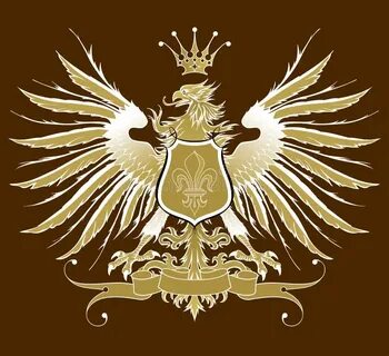 Герб с орлом и короной