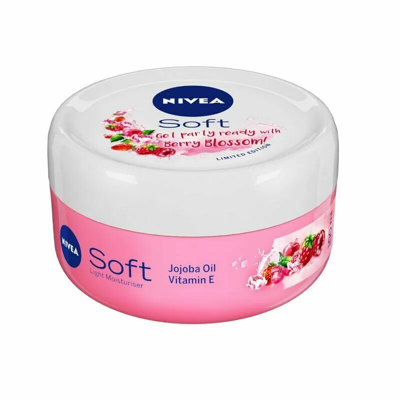 Нивея софт жожоба 100 мл. Nivea Soft Vitamin e. Софт Берри. Berry Blossom.