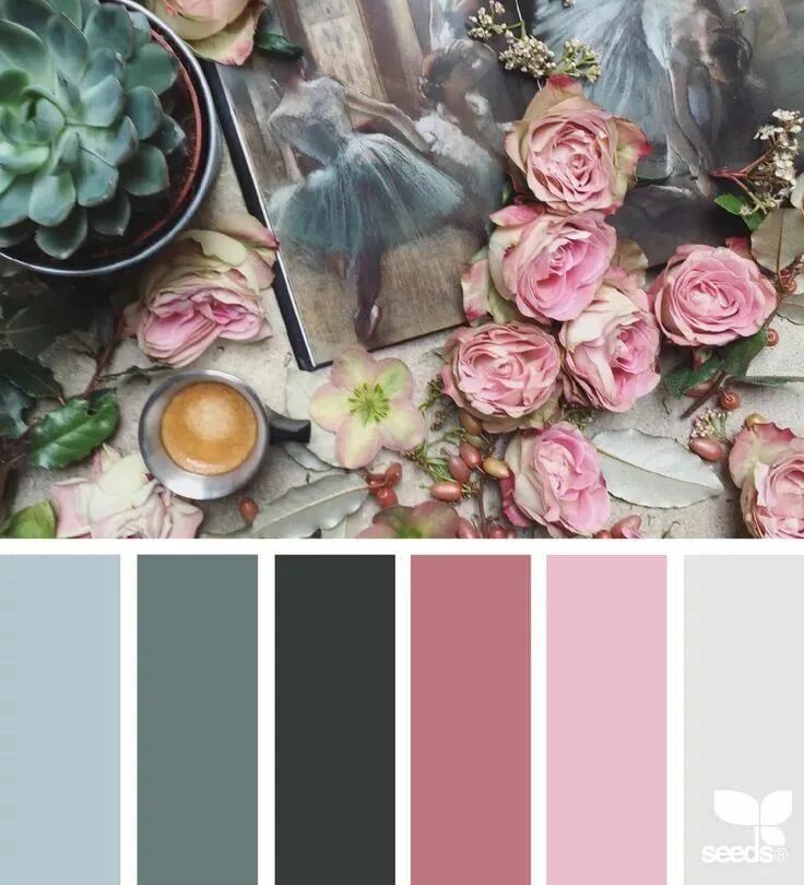 С какими цветами красиво сочетается карминный цвет Bunte designs, Farben und tap