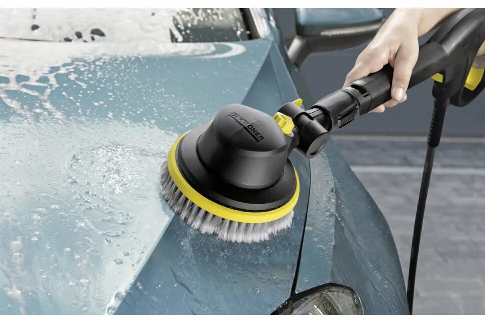 Для мытья автомобиля с подачей воды. Щетка Karcher вращающаяся WB 100 2.643-236.0. Karcher вращающаяся щетка WB 100. Karcher 2.643-100. Щетка для мойка Karcher wb600.