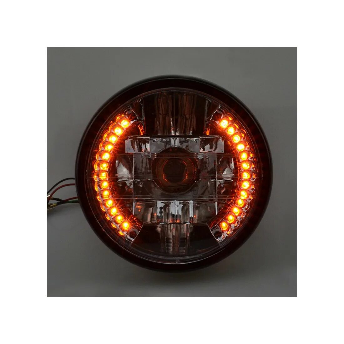 Led фара с поворотником. Светодиодная фара на мотоцикл урал. светодиодная фара на мопед альфа. фара h4703 диодная. 12v мотоциклетная круглая светодиодная фара k16183.