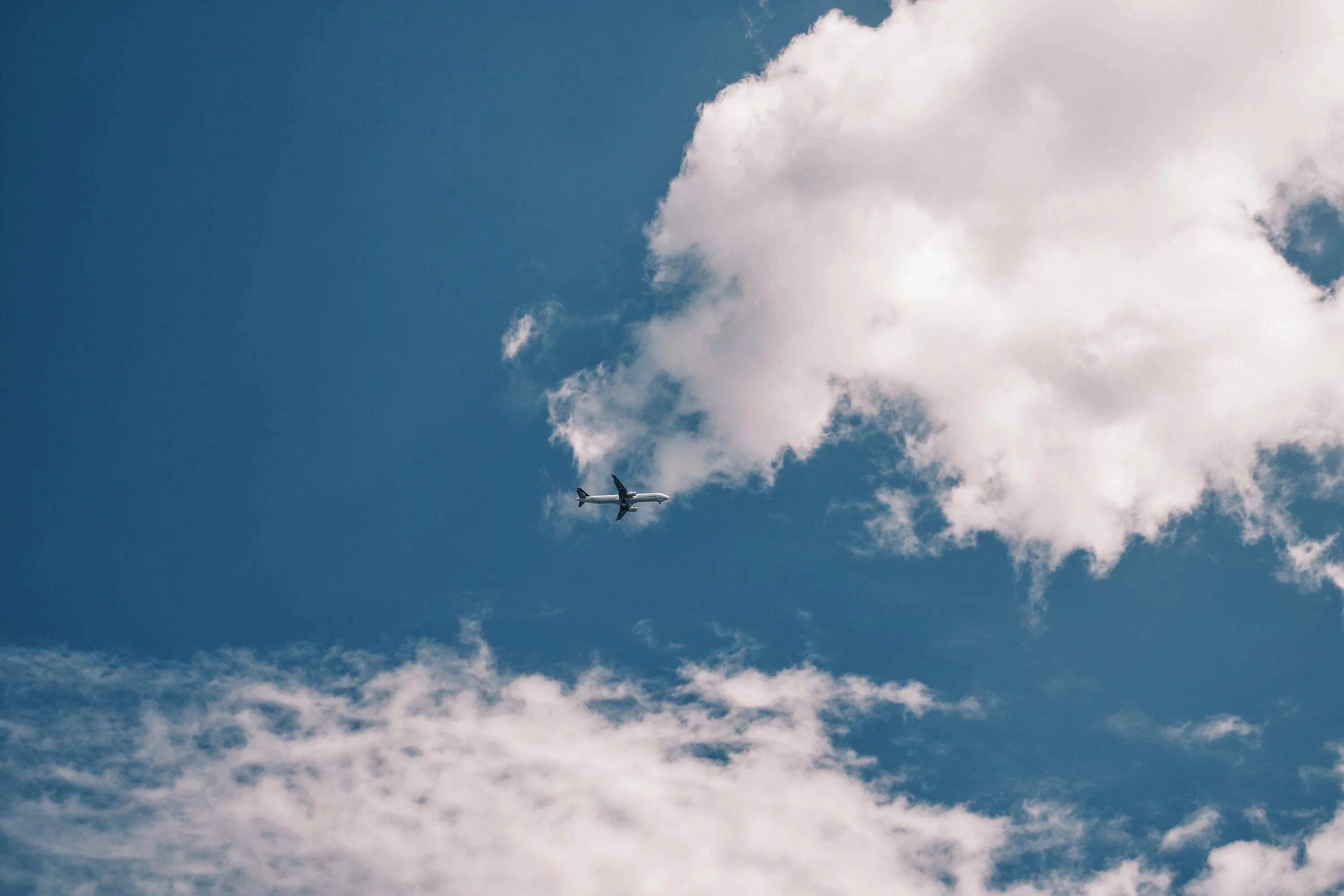 Самолет в небе. Самолет в облаках. Небо облака самолет. Небо с самолетом вдалеке. За пролетающим самолетом видна темная полоса