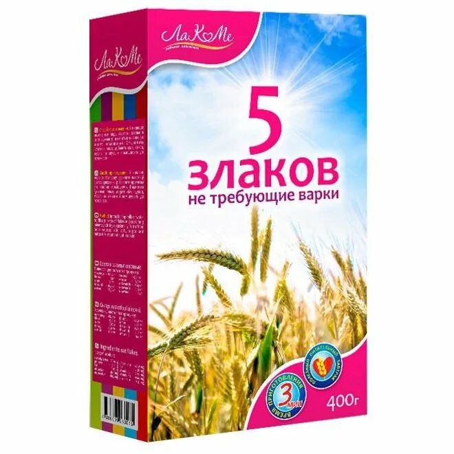 Смесь злаков. Лакоме смесь хлопьев 5 злаков, 400 г. лакоме смесь хлопьев 7 злаков, 400 г. мистраль смесь хлопьев 5 злаков, 400 г. смесь хлопьев 7 злаков лакоме.