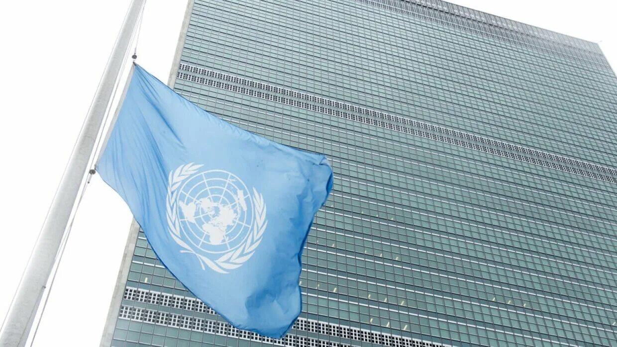 Оон красный. Флаг ООН 1995. Миростроительство ООН. ООН Украина.