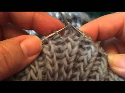 Ribbing knitting