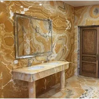 Отделка ванной комнаты гибким мрамором