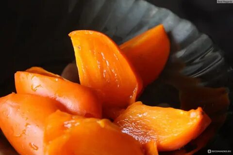 Хурму едят с кожурой или без кожуры